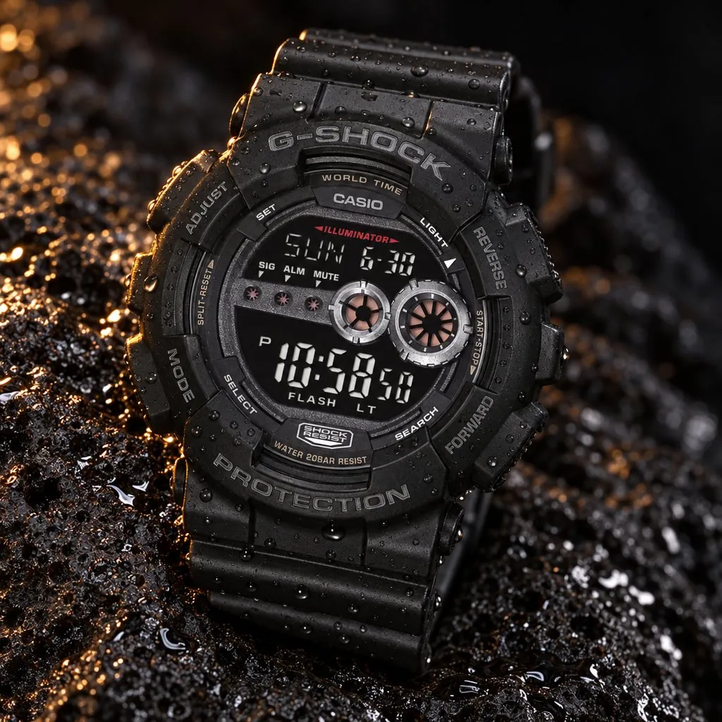 Casio G-Shock GD-100, negro
