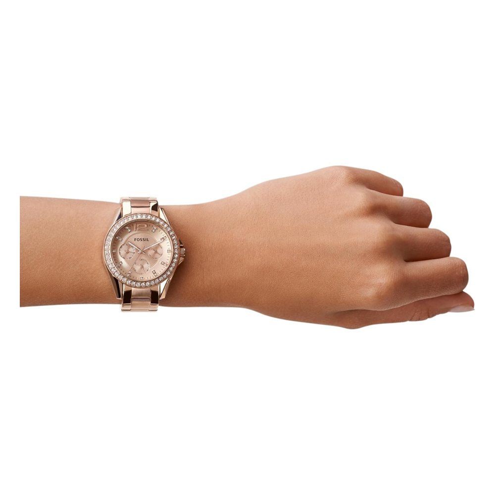 Fossil Riley para mujer, oro rosa (ES2811), foto del producto