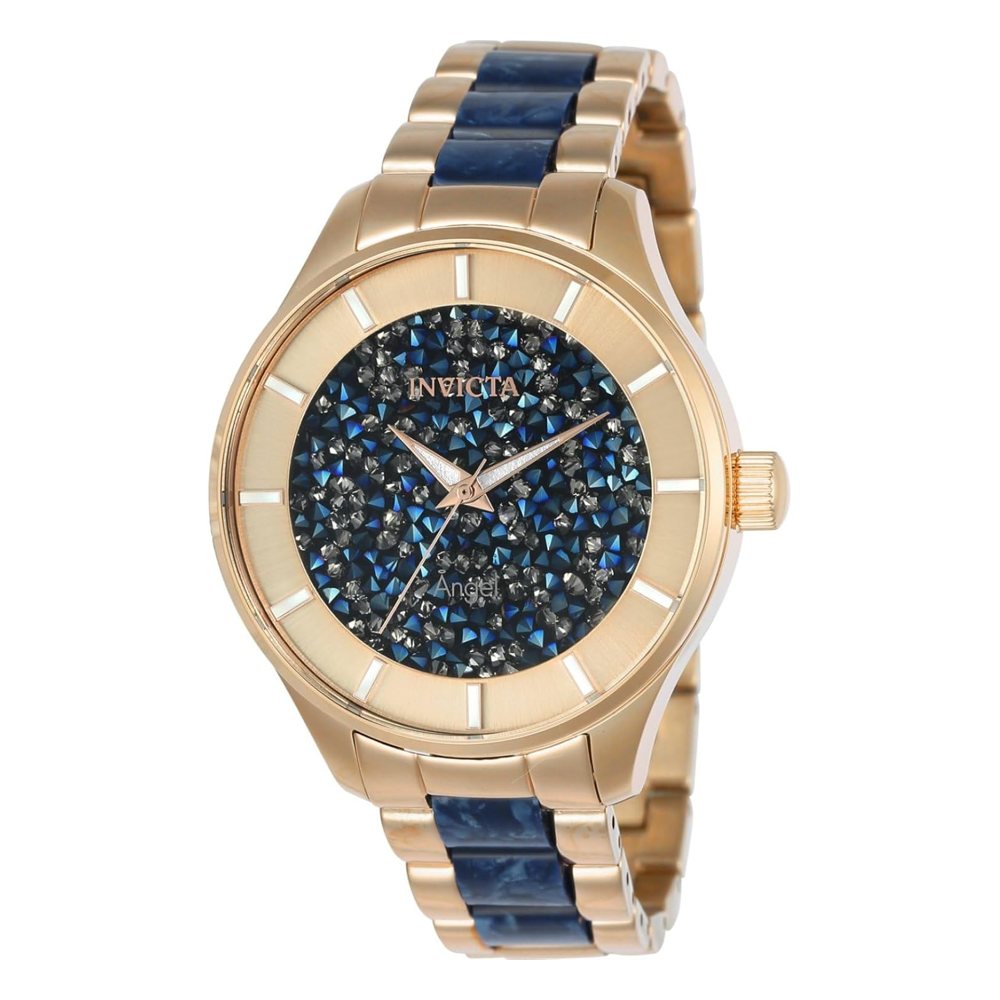 Invicta Angel para mujer, dos tonos con esfera azul (24662), foto del producto