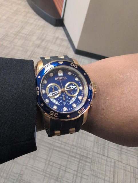Foto de Michael J. con su reloj
