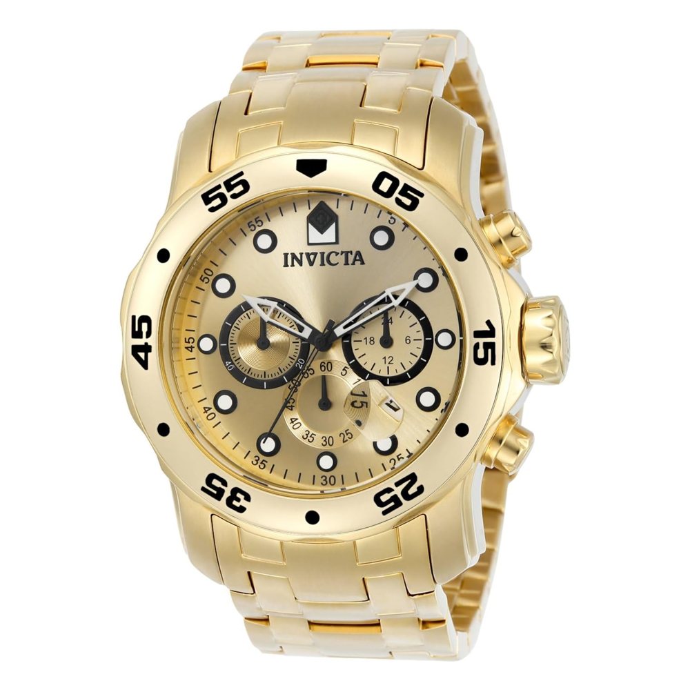 Invicta Pro Diver cronógrafo, todo en oro (0074), foto del producto