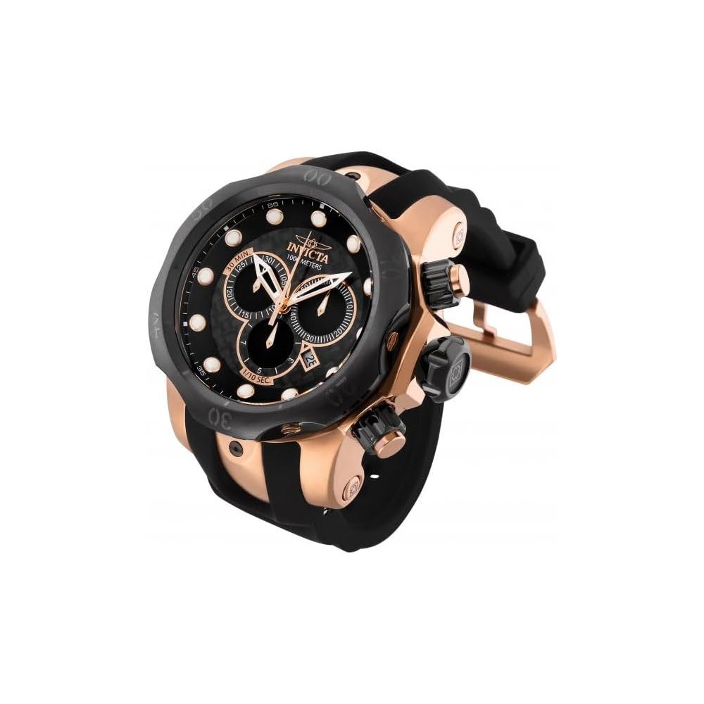 Invicta Venom cronógrafo, negro y oro rosa (0361), foto del producto